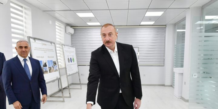 President Ilham Aliyev inaugurated Salyan Digital Management Center owned by “Azerishig” OJSC