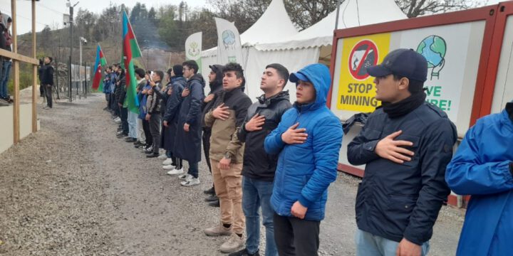 Peaceful protest of Azerbaijani eco-activists on Lachin–Khankendi road enters 135th day