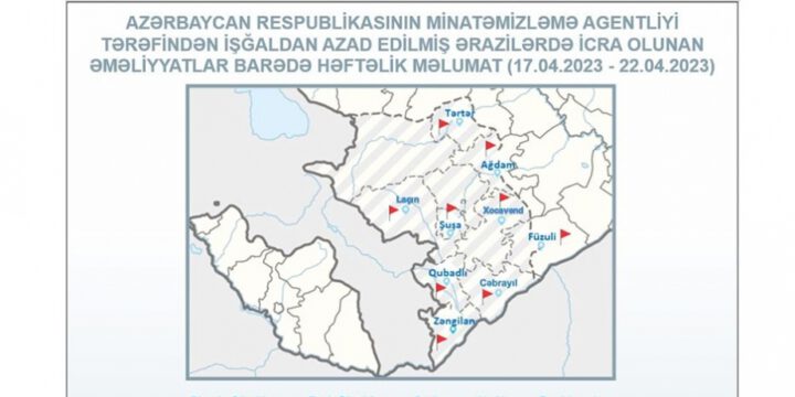 ANAMA: 303 hectares of territory cleared of mines and UXOs over past week