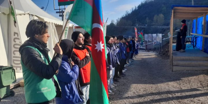 Peaceful protest of Azerbaijani eco-activists on Lachin–Khankendi road enters 136th day