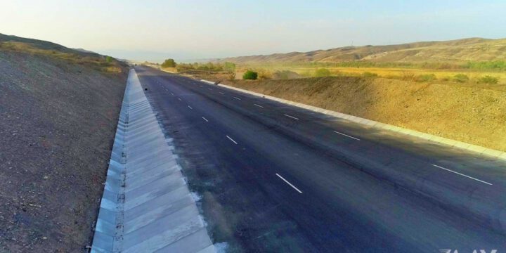 Xudafərin-Qubadlı-Laçın avtomobil yolunun inşası sürətlə davam etdirilir