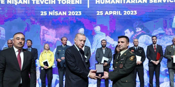 President of Türkiye awarded Azerbaijan Army’s serviceman