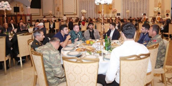Mehriban xanım Əliyevanın təşəbbüsü ilə iftar süfrəsi açılıb