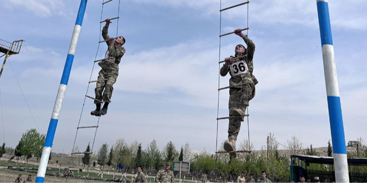 Hərbi qulluqçular arasında beşnövçülük üzrə yarışlar keçirilib 