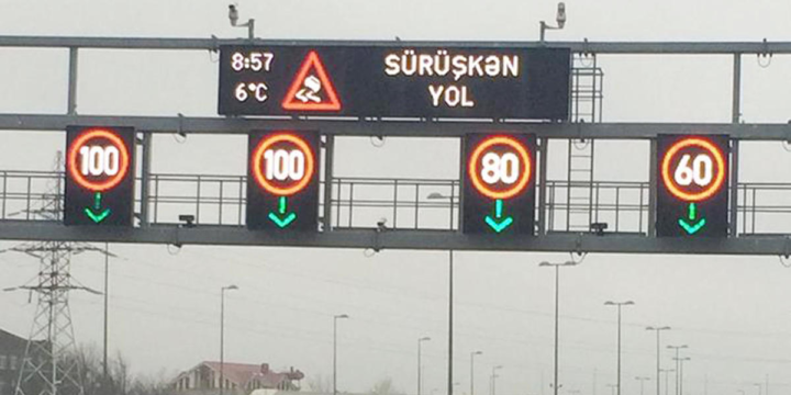 Bakıda daha bir yolda sürət həddi endirilib