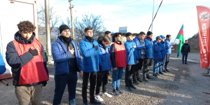 Peaceful protest of Azerbaijani eco-activists on Lachin–Khankendi road enters 115th day