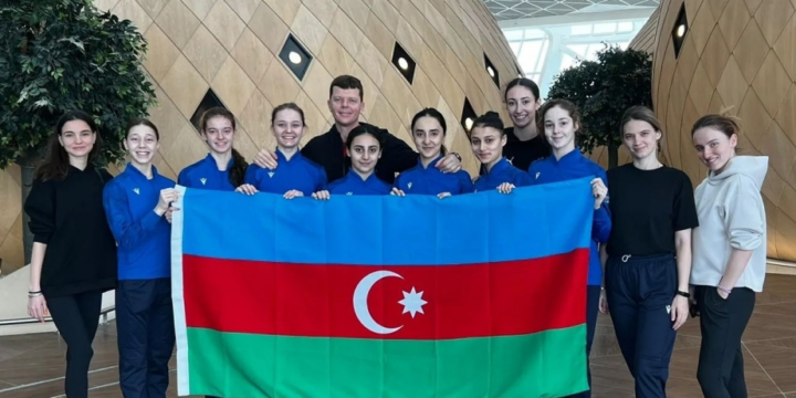 Bədii gimnastika üzrə qrup hərəkətləri komandamız beynəlxalq Qran-Pridə mübarizə aparacaq