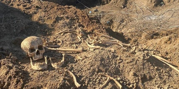 Ağdamda qazıntı zamanı insan sümükləri aşkarlanıb