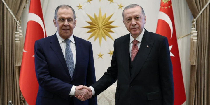 Rəcəb Tayyib Ərdoğan Sergey Lavrovu qəbul edib