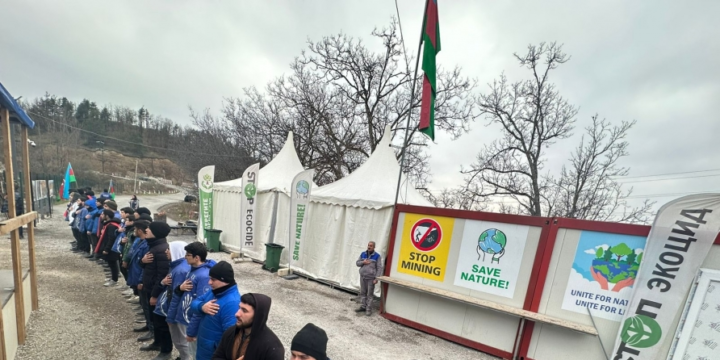 Peaceful protest of Azerbaijani eco-activists on Lachin–Khankendi road enters 119th day