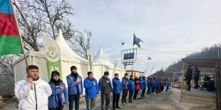 Protests by Azerbaijani environmental activists on Lachin-Khankendi road reach 121 days