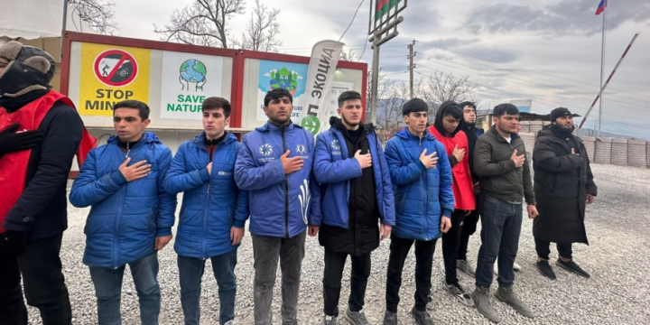 Peaceful protest of Azerbaijani eco-activists on Lachin–Khankendi road enters 122nd day