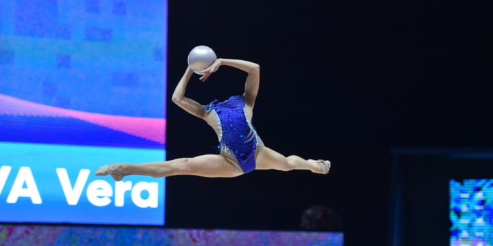 Kiprli gimnast “AGF Trophy”də top ilə təsnifat yarışlarının lideridir