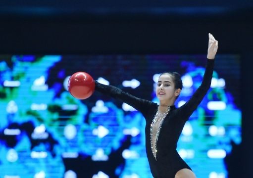 Two Azerbaijani rhythmic gymnasts advance to final of 3rd AGF Trophy in Baku