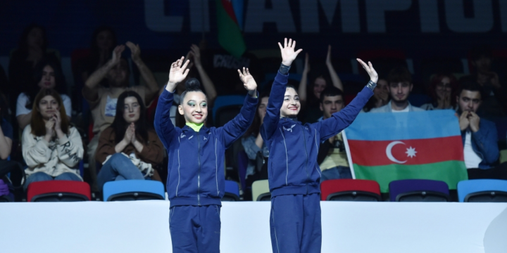 Azerbaijani rhythmic gymnasts claim silver at 3rd AGF Trophy in Baku