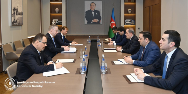 Ceyhun Bayramov Avropa Xarici Fəaliyyət Xidmətinin xüsusi nümayəndəsi ilə görüşüb 