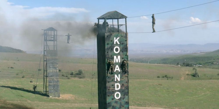 Komandoların taktiki-xüsusi təlimi keçirilib