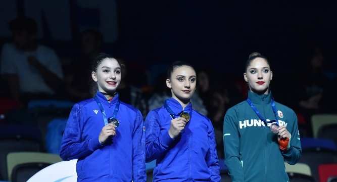 Azerbaijani gymnast captures four golds at AGF Trophy in Baku