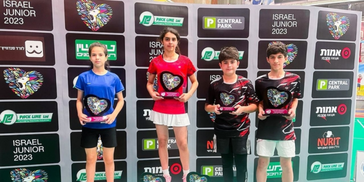 Azerbaijani badminton players bring home five medals from Israel