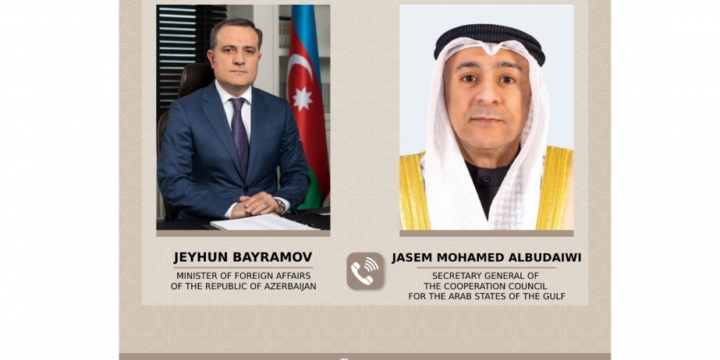 Azerbaijan`s FM and GCC Secretary General have telephone talk