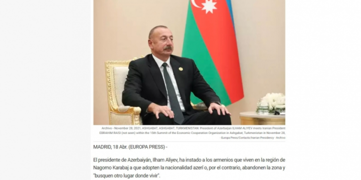 Dünyanın bir sıra ölkələrinin aparıcı KİV-ləri Prezident İlham Əliyevin Azərbaycan Televiziyasına müsahibəsində səsləndirdiyi fikirlərə geniş yer verib