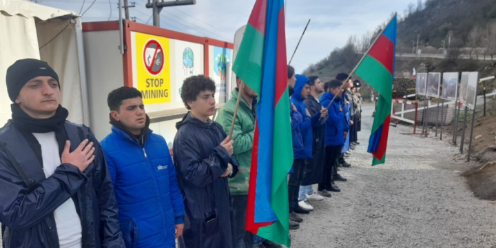 Peaceful protest of Azerbaijani eco-activists on Lachin–Khankendi road enters 130th day