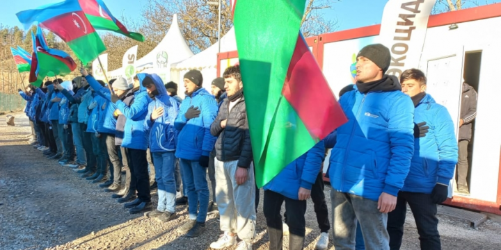 Peaceful protest of Azerbaijani eco-activists on Lachin–Khankendi road enters 114th day