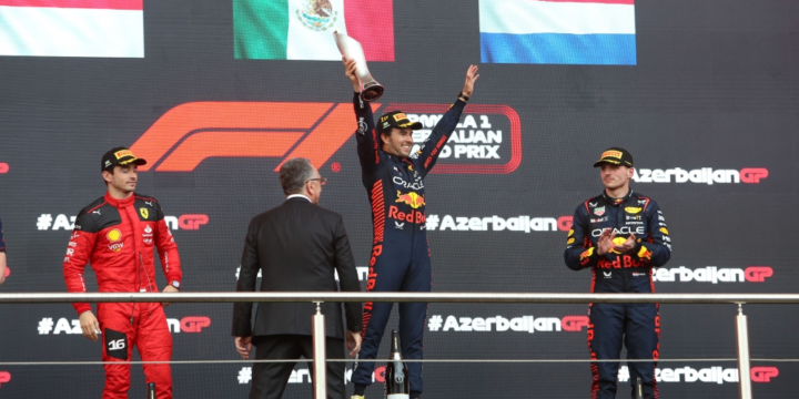 Formula 1 Azərbaycan Qran-Prisinin qalibləri mükafatlandırılıb