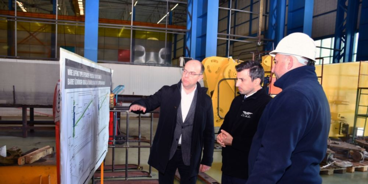 Selçuk Bayraktar Sumqayıt Kimya Sənaye Parkında olub
