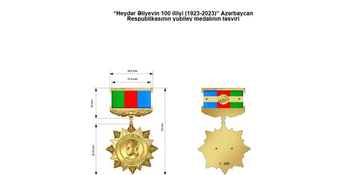 “Heydər Əliyevin 100 illiyi (1923-2023)” yubiley medalı təsis edilib