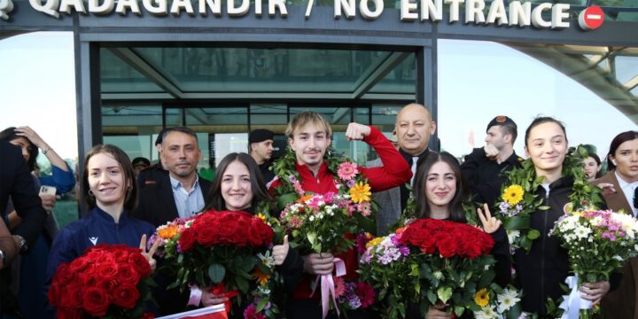 Turkish athletes who dedicated their victories in Yerevan tournament to Azerbaijan arrive in Baku