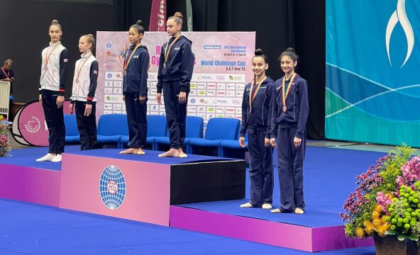 Azerbaijani rhythmic gymnasts claim bronze at 2023 Portimão International Tournament