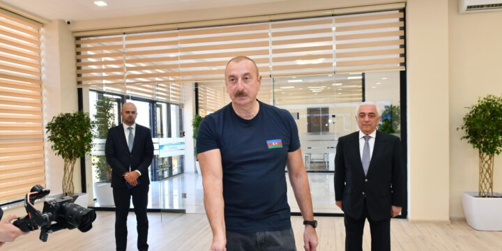 Prezident İlham Əliyev 330 kV-luq “Cəbrayıl” qovşaq yarımstansiyasının açılışını edib