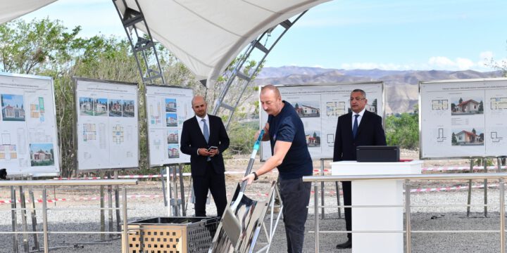 Cəbrayılın Şükürbəyli kəndinin təməli qoyulub