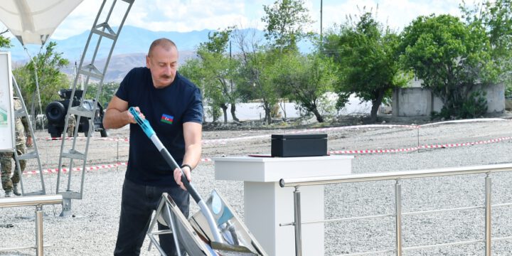 The village of Shukurbayli broke ground in Jabrayil