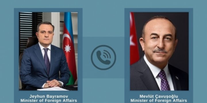 Ceyhun Bayramovla Mövlud Çavuşoğlu Azərbaycanla Ermənistan arasında sülh sazişi üzrə son danışıqları müzakirə ediblər