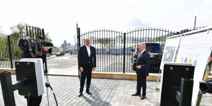 President Ilham Aliyev and First Lady Mehriban Aliyeva attended a number of inauguration and groundbreaking ceremonies in Shusha