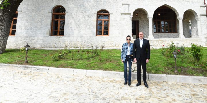 President Ilham Aliyev and First Lady Mehriban Aliyeva participated in opening of Mehmandarovs’ Estate Complex in Shusha