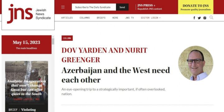 İsrailli jurnalist Azərbaycan haqqında: Bu ölkənin dünya ilə paylaşacağı çox şey var
