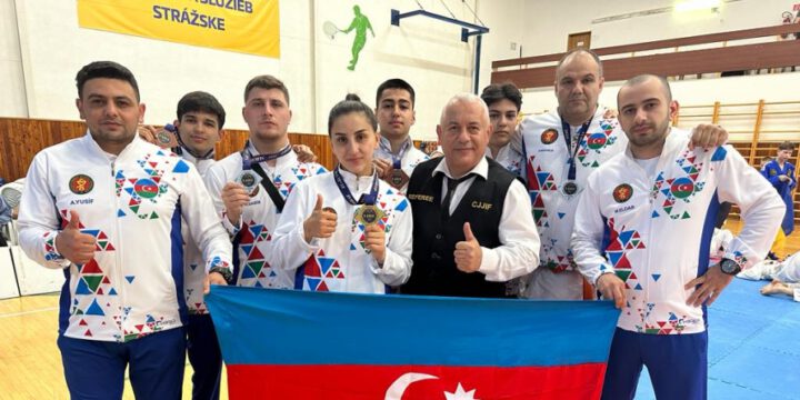 Azerbaijani jiu-jitsu fighters bring home twelve European medals from Slovakia