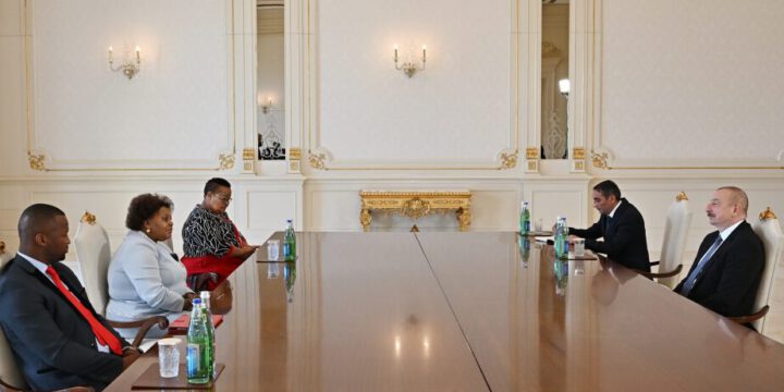 President of Azerbaijan Ilham Aliyev received Speaker of National Assembly of the Republic of South Africa