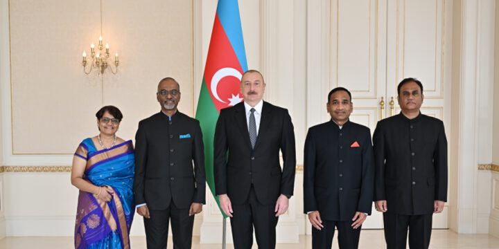 President Ilham Aliyev accepted credentials of incoming ambassador of India