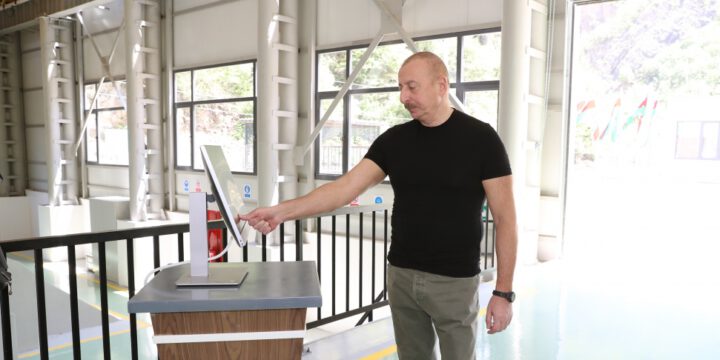 Kəlbəcər rayonunda “Qamışlı” Kiçik Su Elektrik Stansiyası istifadəyə verilib