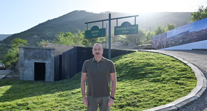 Prezident İlham Əliyev Laçın şəhərində bir sıra tədbirlərdə iştirak edib