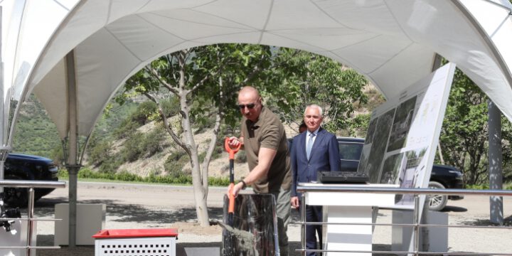 Laçın şəhərində ilk çoxmənzilli yaşayış məhəlləsinin təməli qoyulub