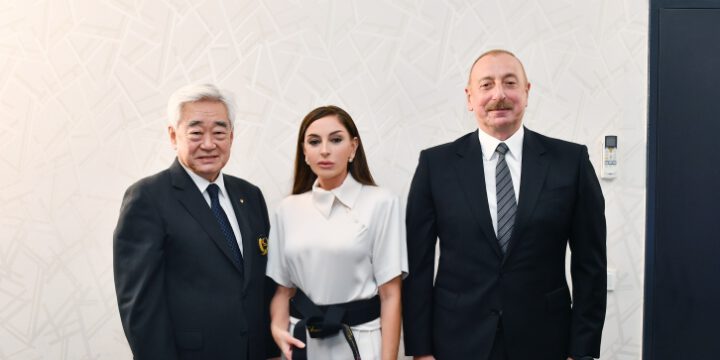 Prezident İlham Əliyev və Birinci xanım Mehriban Əliyeva Bakıda taekvondo üzrə 26-cı dünya çempionatının açılış mərasimində iştirak ediblər