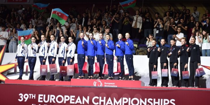 Azerbaijan gymnastics team claims European crown in Baku