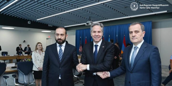 ABŞ-da Azərbaycan, Ermənistan və dövlət katibi Blinkenin xarici işlər nazirlərinin üçtərəfli görüşü olub