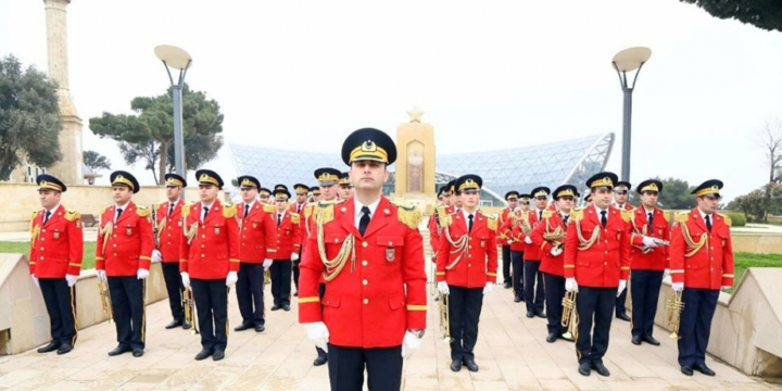 Azerbaijan Military Institute’s orchestra visits Georgia