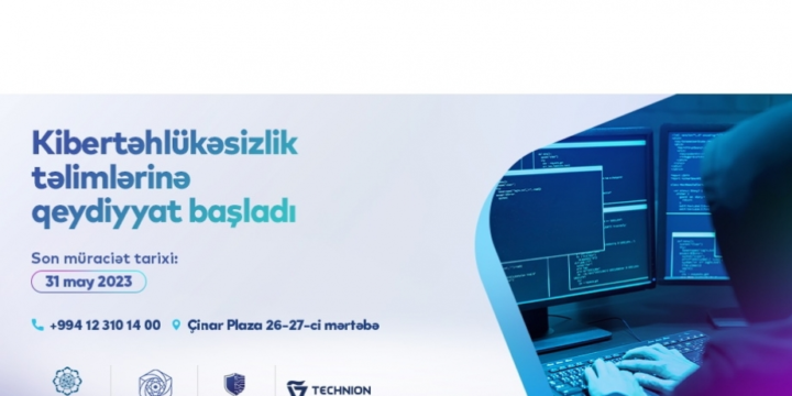 Azərbaycan Kibertəhlükəsizlik Mərkəzi yeni tədris proqramı üçün qeydiyyat başladıb